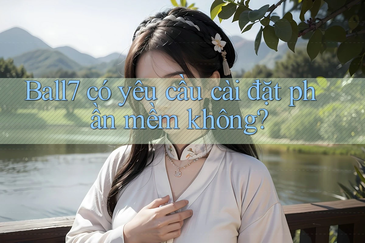 Ball7 có yêu cầu cài đặt phần mềm không? Ball7 có yêu cầu cài đặt phần mềm không?