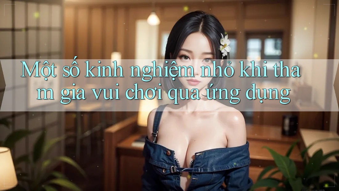 Một số kinh nghiệm nhỏ khi tham gia vui chơi qua ứng dụng