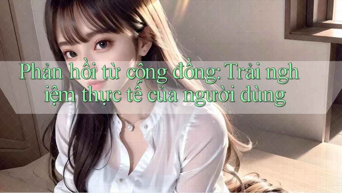 Phản hồi từ cộng đồng: Trải nghiệm thực tế của người dùng Phản hồi từ cộng đồng: Trải nghiệm thực tế của người dùng