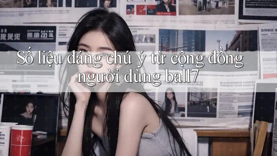 Số liệu đáng chú ý từ cộng đồng người dùng ball7 Số liệu đáng chú ý từ cộng đồng người dùng ball7