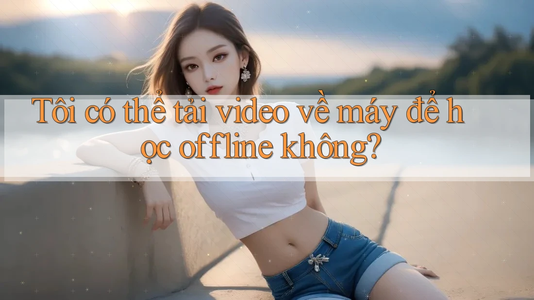 Tôi có thể tải video về máy để học offline không? Tôi có thể tải video về máy để học offline không?